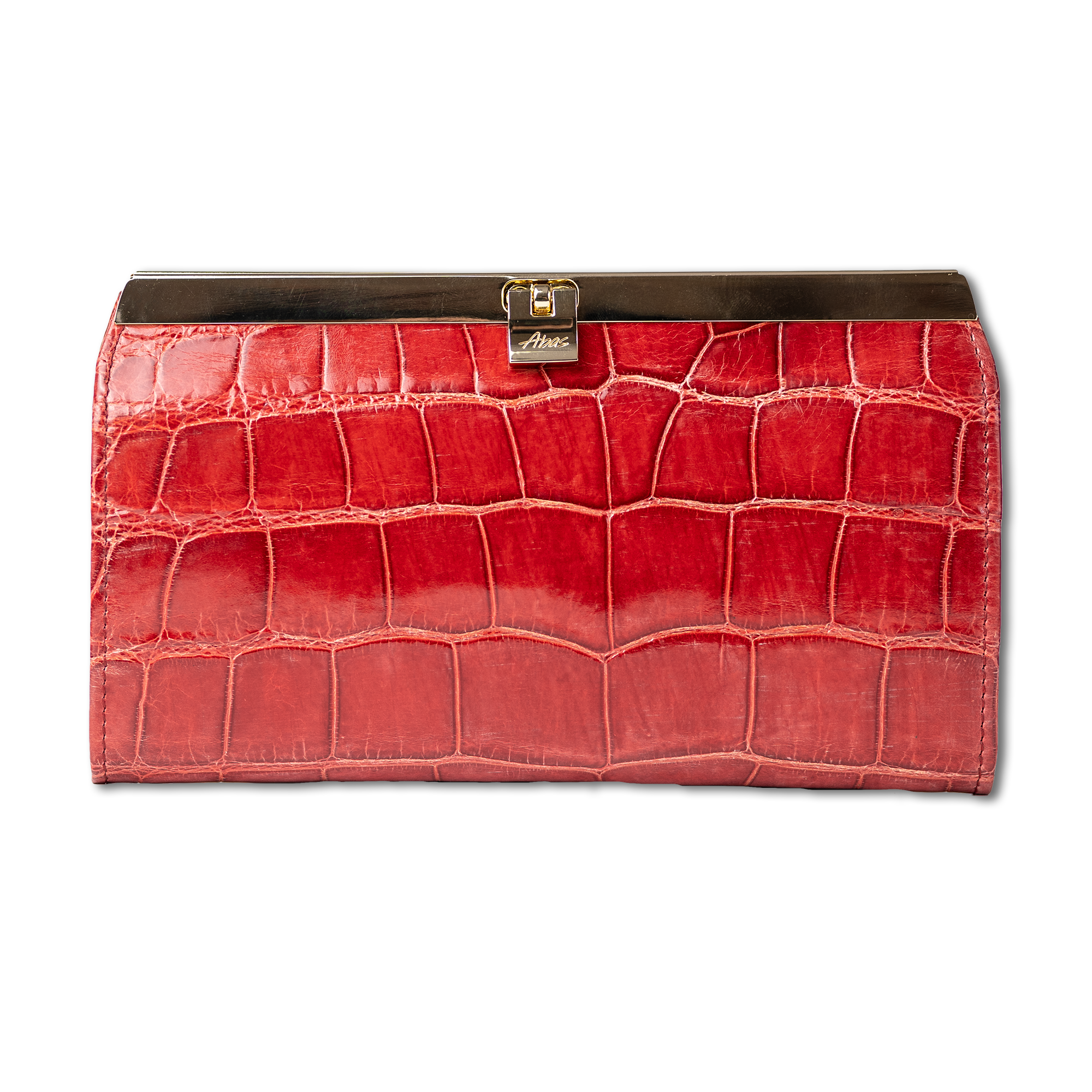 新品 abas クラッチ型ウォレット Cache Wallet in Classic Alligator — Abas